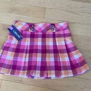 Girls large nwt girls skort size large